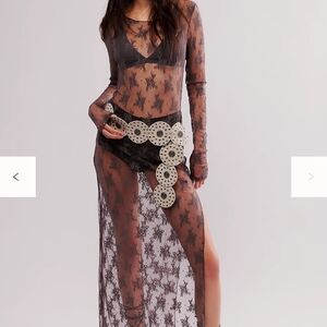 Free People Lady Lux Maxi Slip Size Xs